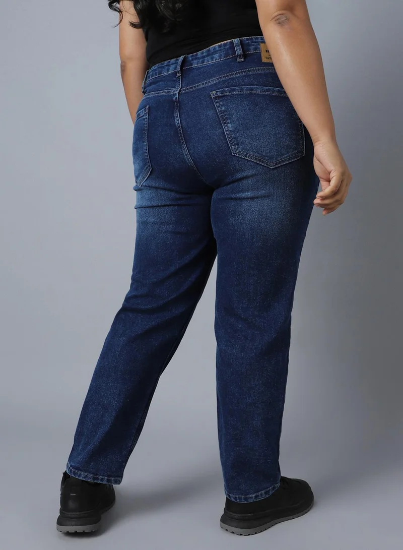 HIGH STAR Indigo Jeans for Women