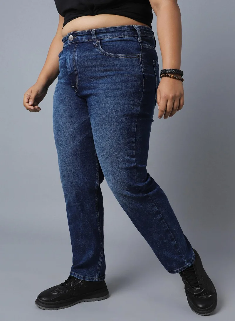 HIGH STAR Indigo Jeans for Women