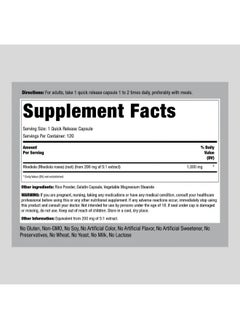 Piping Rock Rhodiola Rosea Root, 120 Capsules, 1000Mg, Quick Release Capsules  - Image 2