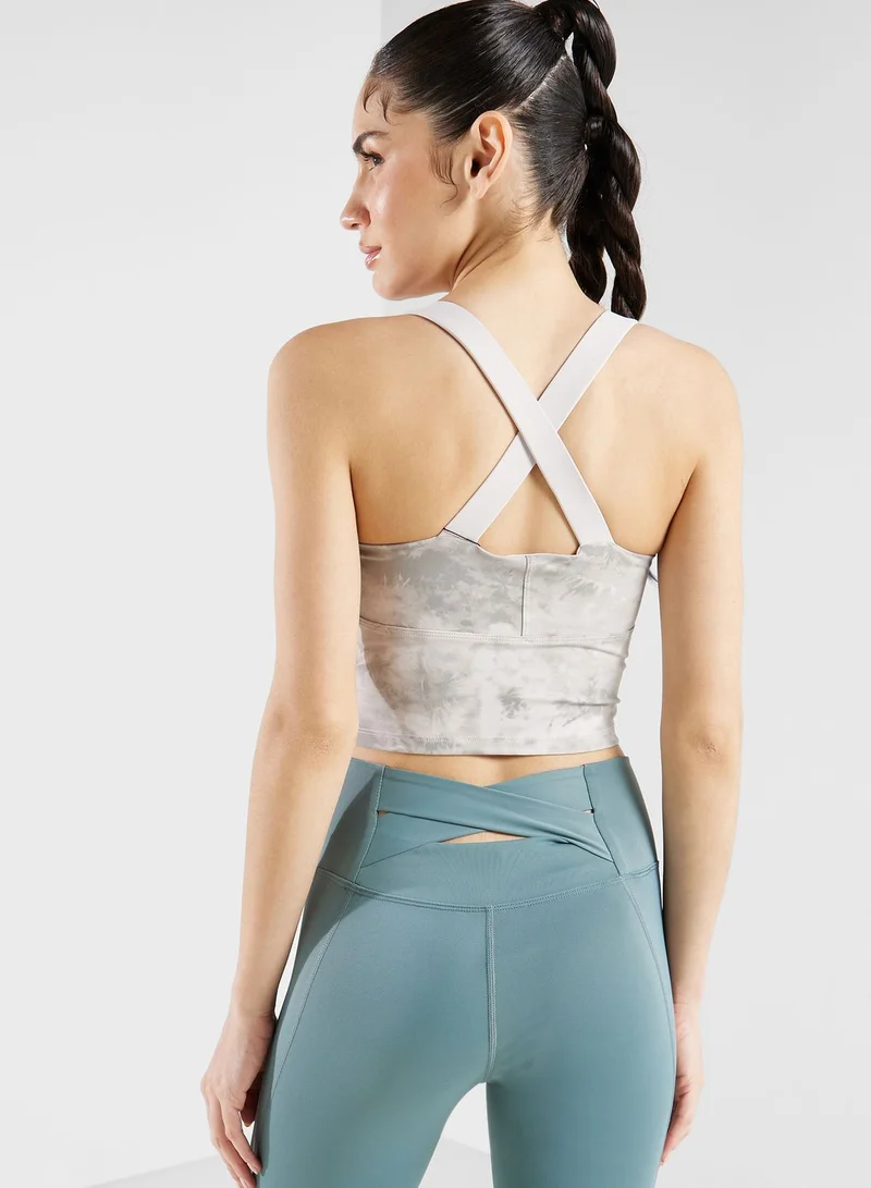 FRWD Longline Camo Print Sports Bra