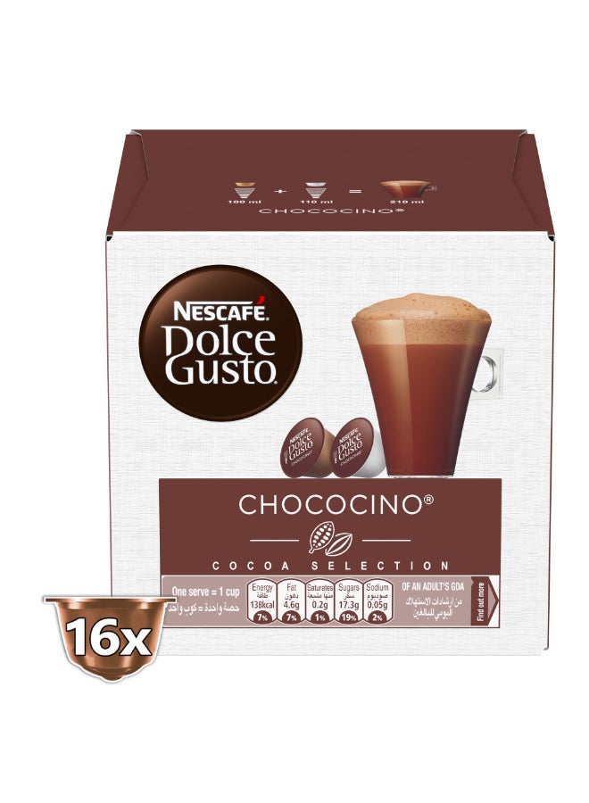 Nescafe Dolce Gusto Chococino Coffee 16 Piece Capsules 256grams - Image 2