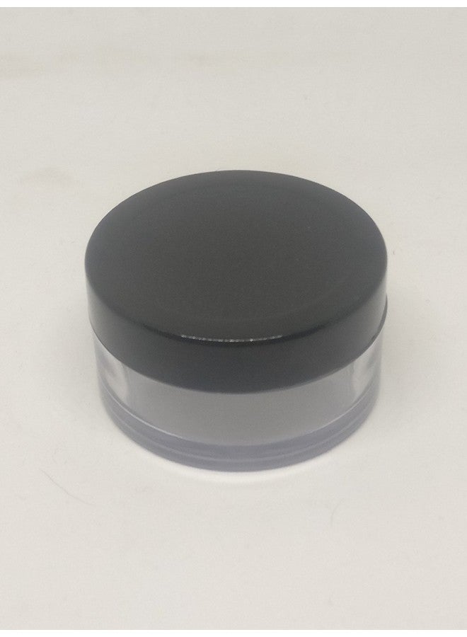Tattvalogy Empty Clear Plastic Acrylic Bottle | Refillable Travel Size Cosmetic Container Small Leak Proof Jar with Black Cap for Shampoo, Lipbalms, Lipscrubs, cream | Set of 15 pcs - 20-25 GM Each - Image 1