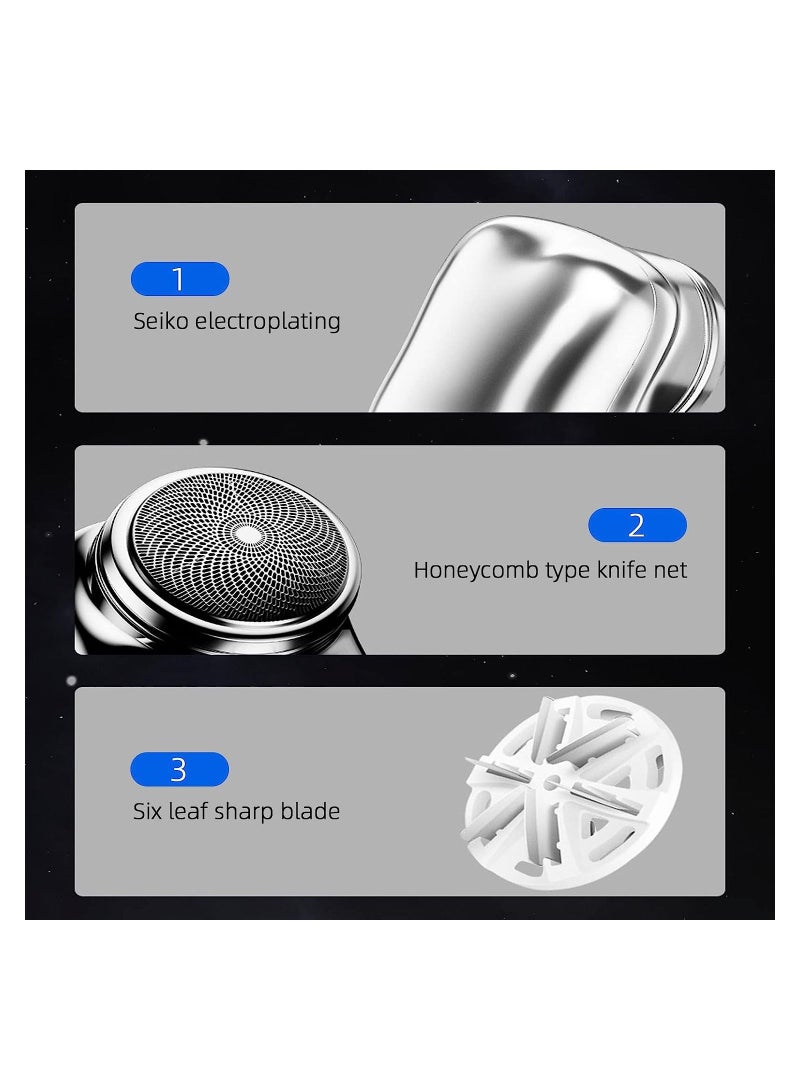 Mini Pocket Portable Electric Shaver Rechargeable - Image 4