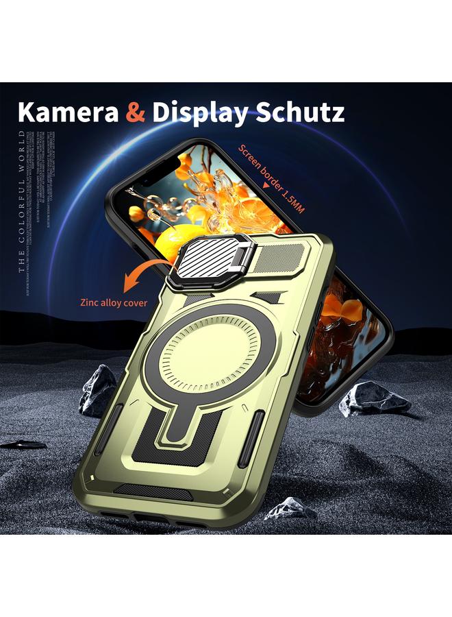 erorex Case For iPhone 15 Pro Max Shield Frame Holder MagSafe Phone Case - Image 2