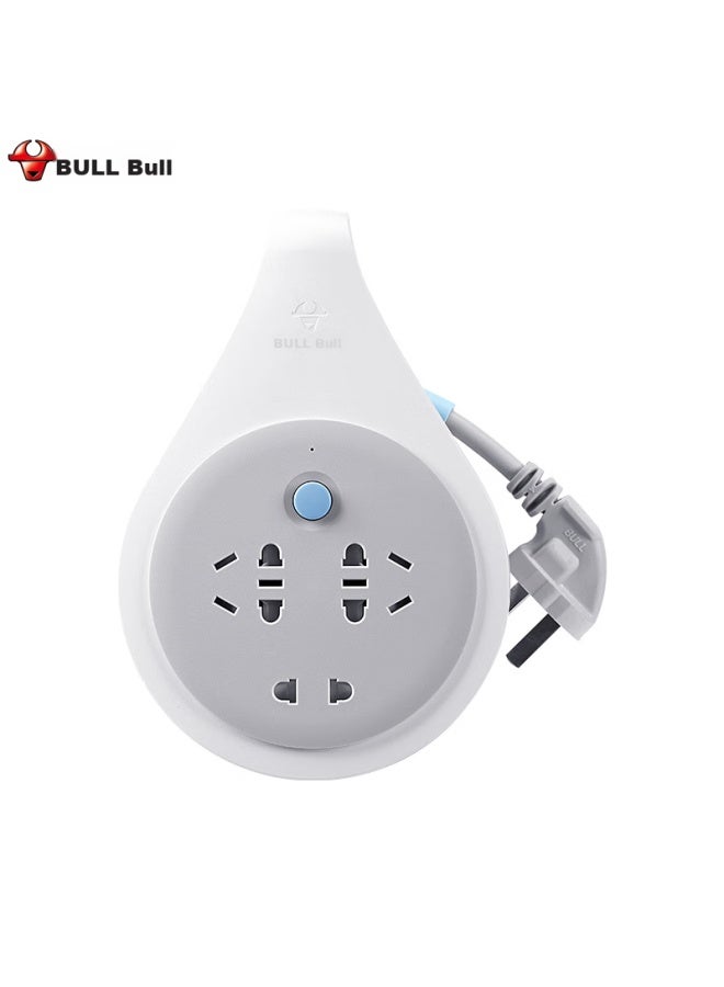 Bull Overheat Protection Engineering Reel/cable Reel Socket/power Strip, Power Socket 250v 10a, Portable, Single-phase 3-outlet Strip, Total Length 5m - Image 4