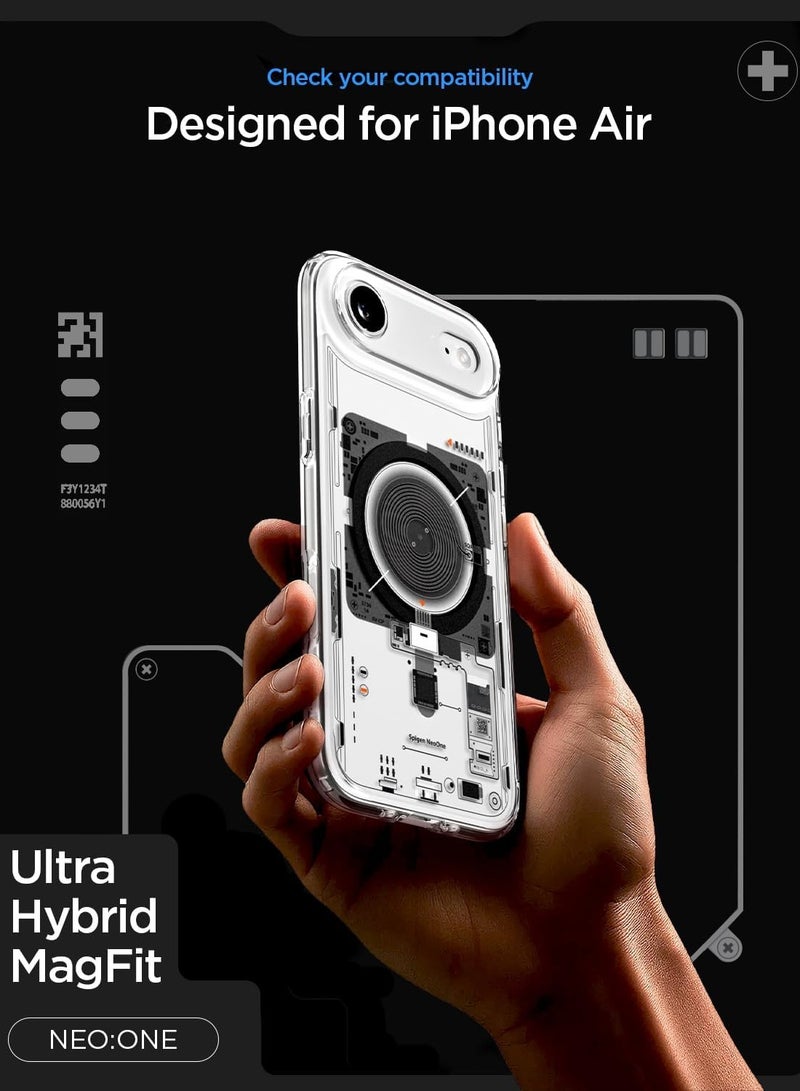 Spigen Ultra Hybrid MagFit iPhone 17 Air Case Cover with MagSafe (2025) - Neo One - Image 2