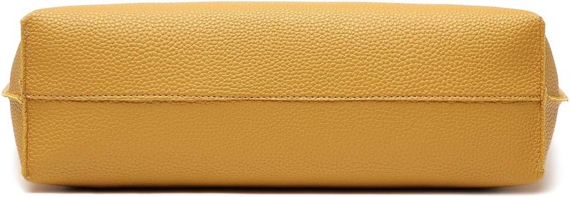 Dreubea Women's Soft Faux Leather Tote Shoulder Bag from, Big Capacity Tassel Handbag - Image 2