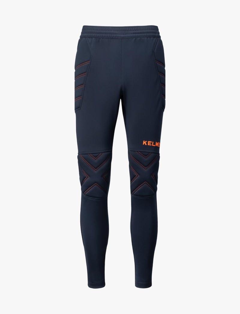 KELME Men's Goalkeeper Pants - Padded Goalie Leggings, Size X-Large, Blue/Orange - Image 5