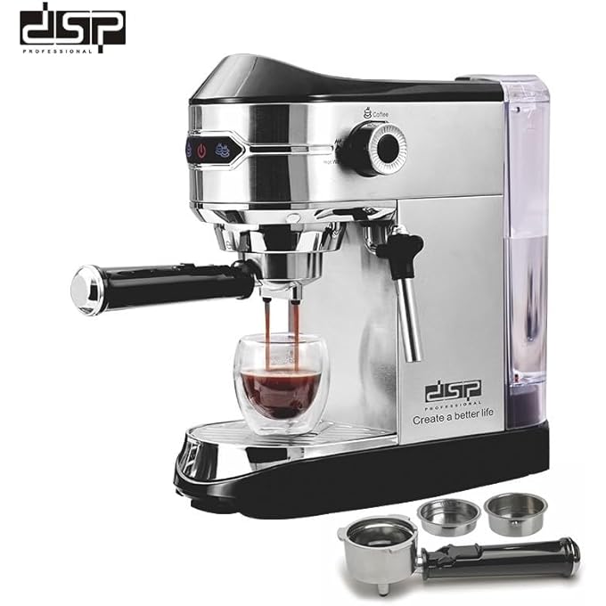 rayihni Dsp Ka3065 Espresso Coffee Makerwith Thermal Fast Heating System  Milk Frother Steam - Image 4