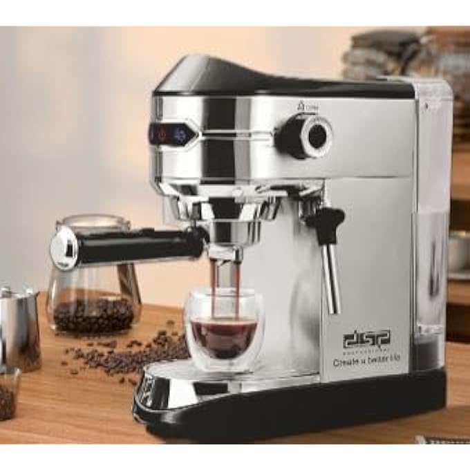 rayihni Dsp Ka3065 Espresso Coffee Makerwith Thermal Fast Heating System  Milk Frother Steam - Image 3