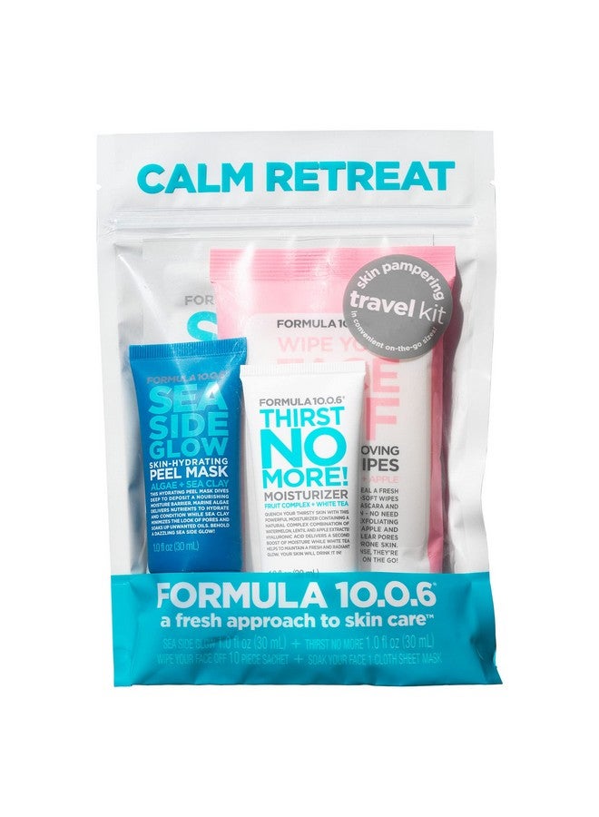 FORMULA 10.0.6 Calm Retreat Bag Kit 4 Relaxing Skin Care Items In A Kit - Image 1