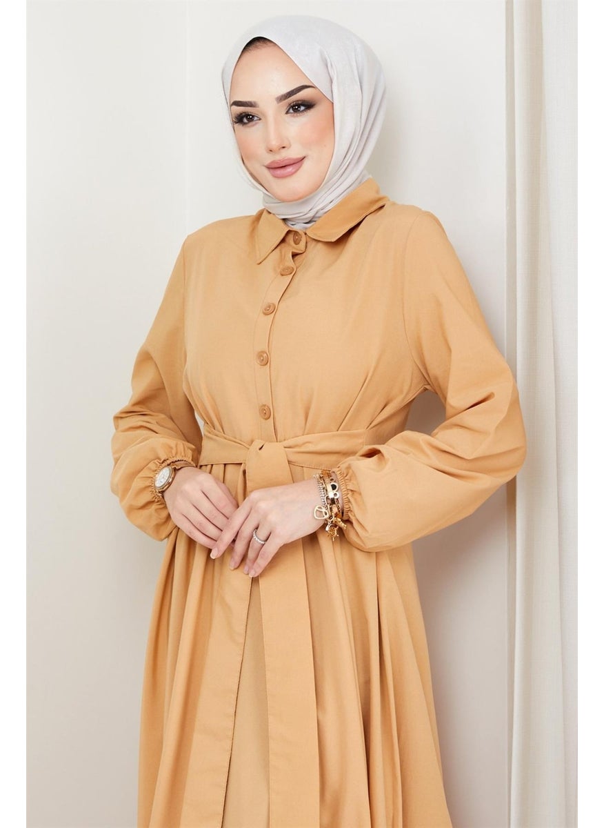 Belted Rumi Dress Camel - pzsku/ZF16E8F54FF2E42B13912Z/45/_/1740631256/17f846f3-7a95-46fb-bf25-b048e0b2542a