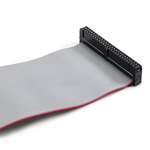 Fielect 2pcs IDC 50 Pin Connector Gray Wire Flat Ribbon Cable Connector Length 30cm 2.54mm Pitch - Image 5