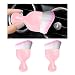 Dickno 2PCS Car Interior Dust Brush Soft Scratch Free Auto Detailing Brushes Universal Vehicle Interior Cleaning Tool for Automotive Dashboard Air Vents Leather Pink Pink - Image 2
