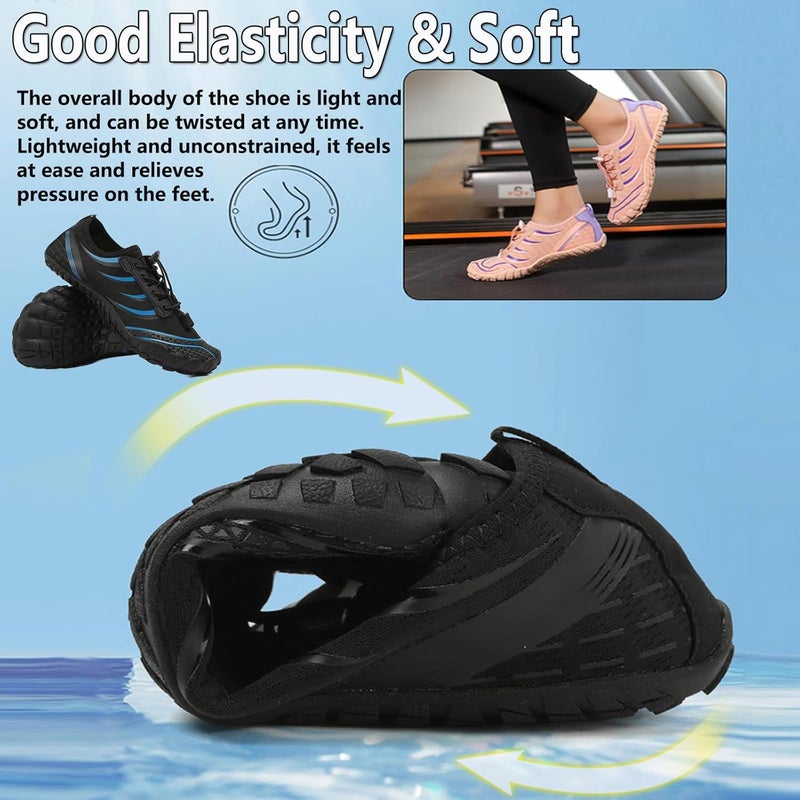 ziitop Water Shoes Mens Women Barefoot Shoes Quick Dry Aqua Outdoor Sports for Swim Pool Beach Surf Walk Water Yoga River Lake Hiking Kayaking - Image 5