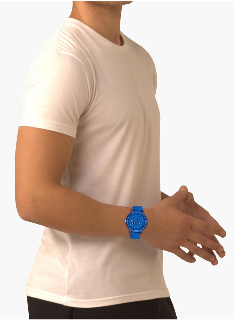 LACOSTE - Men's Analog Round Shape Silicone Wrist Watch 2011279 - 42 Mm - Image 1