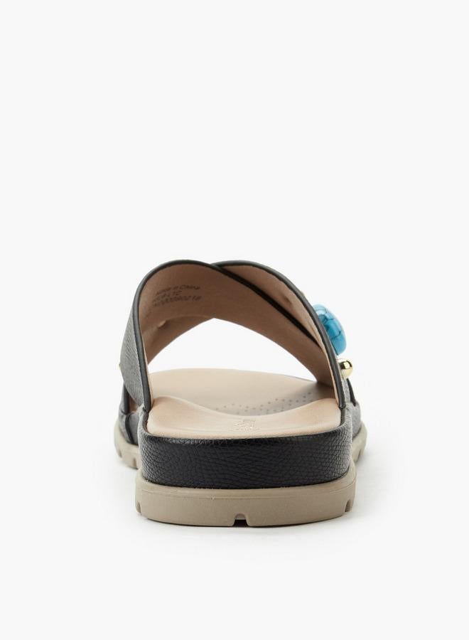 Le Confort Women Embellished Slip-On Sandals - Image 4