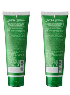 Junsui Pack of 2 Natural Whitening Cool Face Wash 100g  - Image 2