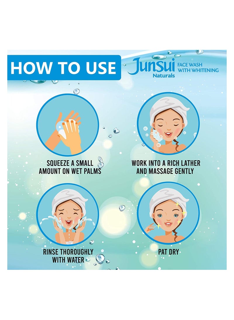 جونسوي تبييض طبيعي بارد الوجه غسل 100g ( حزمة من 2) - Image 5