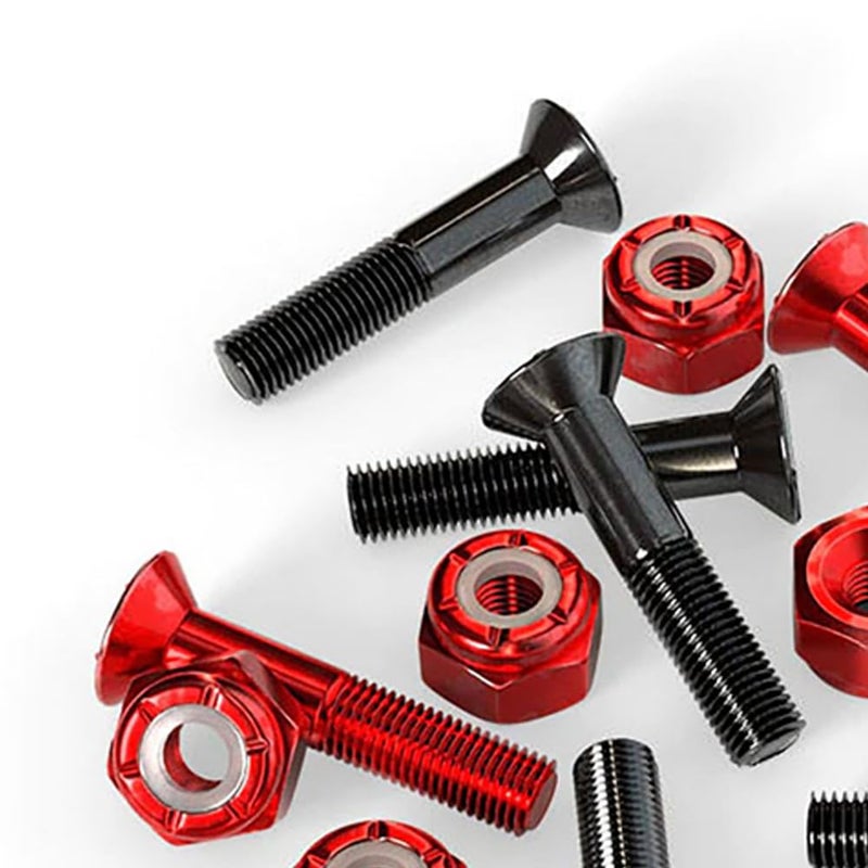 Independent Independent Genuine Parts Cross Bolts Standard Phillips Skateboard Hardware (Black/Red, 7/8")  - Image 4