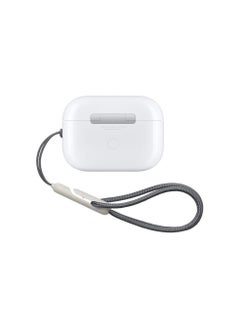 Generic 2pcs Lanyard for AirPods Pro 2nd Generation, Wireless Bluetooth Earbuds Protective Case Soft Silicone Anti-Lost Compatible with (Grey)  - Image 3