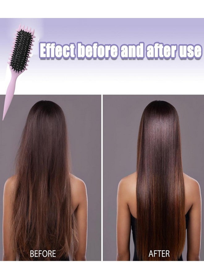 NUDFSY Curl Defining Brush - Flexible Paddle Hair Brush, Detangling, For Women & Men, Long/Short/Straight/Curly Hair - Image 3