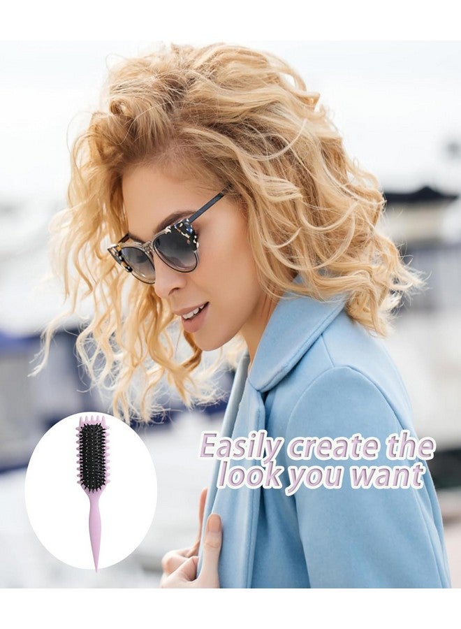 NUDFSY Curl Defining Brush - Flexible Paddle Hair Brush, Detangling, For Women & Men, Long/Short/Straight/Curly Hair - Image 5