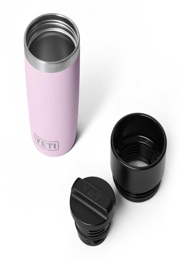 YETI Rambler 12 oz Travel Bottle, Stainless Steel, Vacuum Insulated with Leakproof Commuter Cap, Cherry Blossom - Image 3