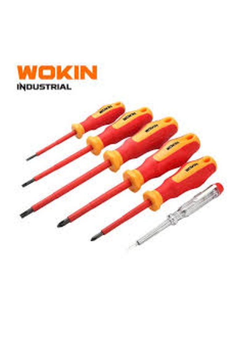 WOKIN WOKIN VDE 1000V SCREWDRIVER SET 6PC  - Image 1