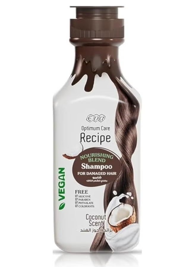 Optimum Care Recipe Nourishing Blend Shampoo Coconut Scent 350 Ml