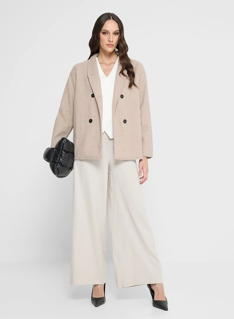 ELLA Short Buttoned Coat