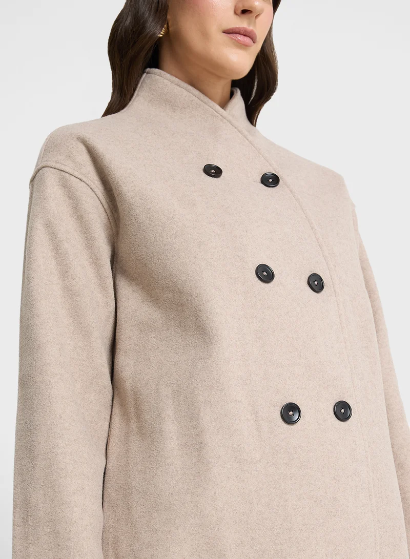 ELLA Short Buttoned Coat