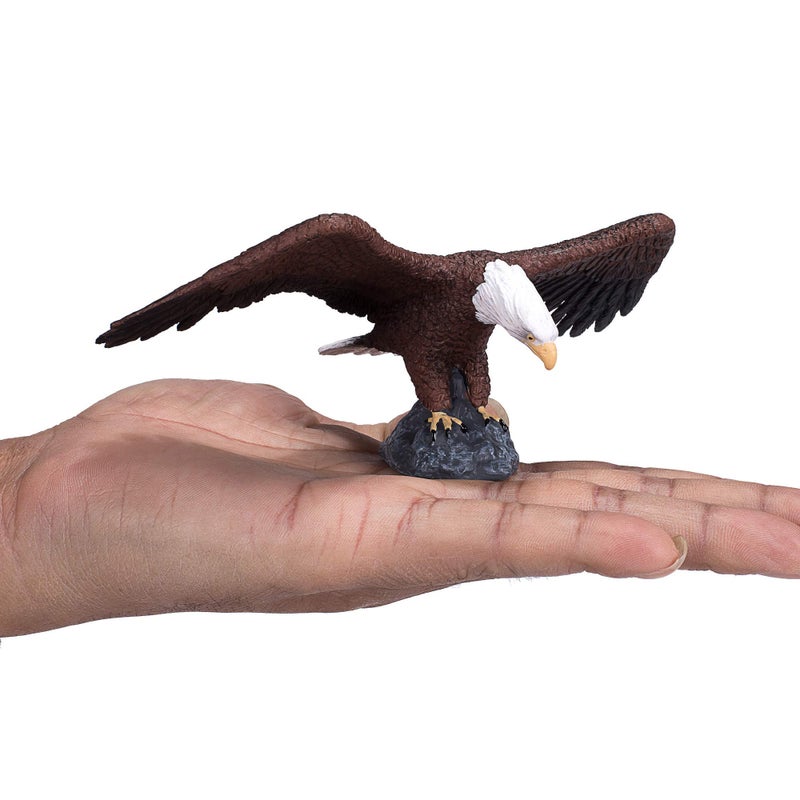 MOJO Bald Eagle Realistic International Wildlife Toy Replica Hand Painted Figurine - Image 5