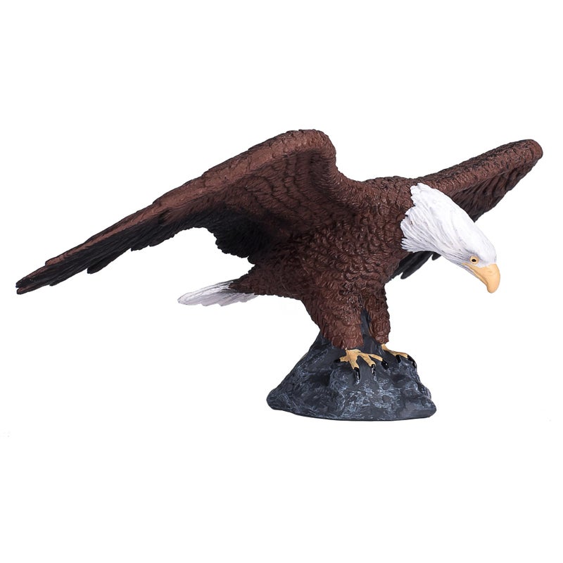 MOJO Bald Eagle Realistic International Wildlife Toy Replica Hand Painted Figurine - Image 2