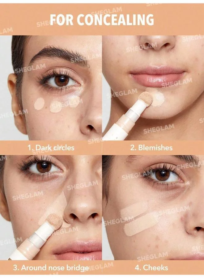 SHEGLAM Sheglam Complexion Boost Concealer-Caramel
