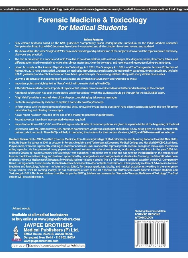 Forensic Medicine & Toxicology for Medical Student: With Online Videos  - Image 2