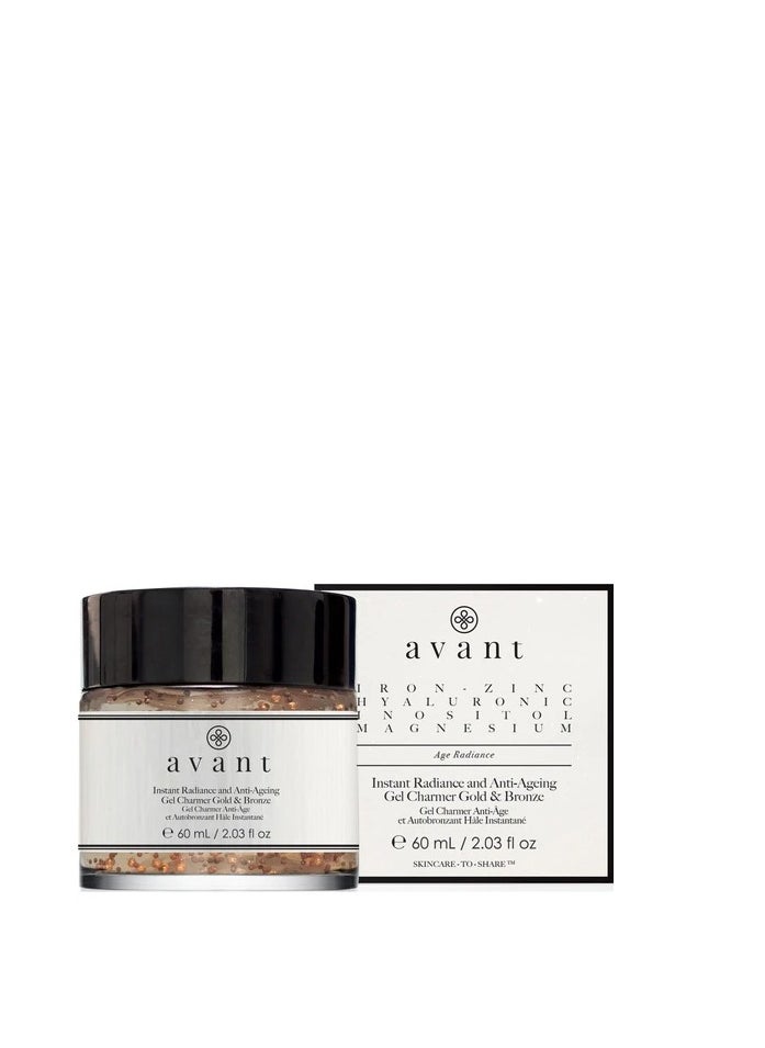 Avant Skincare AVANT SKINCARE INSTANT RADIANCE AND ANTI-AGEING GEL CHARMER GOLD & BRONZE 60ML 