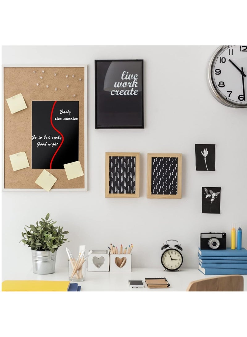 MARKQ [Pack of 50] Black Cardstock A4, 180 GSM Thick Paper Sheets, 550 Grams – Heavyweight Card Paper for Printing, Scrapbooking, Card Making, Invitations, Menus, Flyers, DIY Arts & Crafts (21 x 29.7 cm) - Image 3