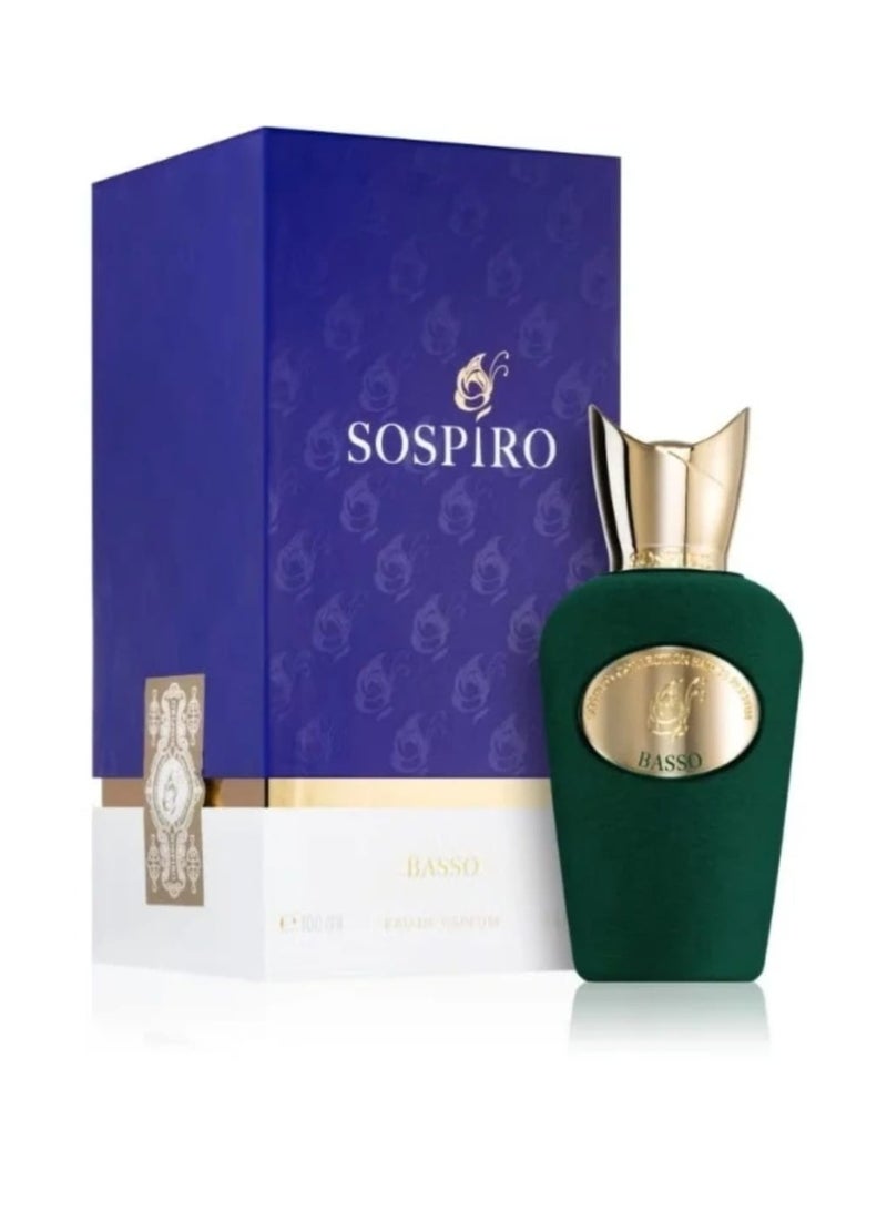 Sospiro Basso Eau de Parfum 100ml, an exclusive brand with exceptional longevity and sillage. - Image 1