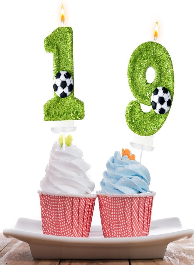 JonesLi 9th Birthday Candles，Soccer Birthday Decorations，Suitable for Girl and boy Cake Toppers, Wedding Cakes, Anniversaries, Party Celebrations, Birthday Decorations - Image 4