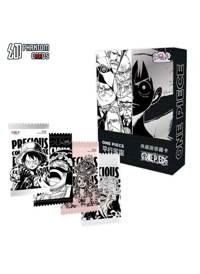 Bachaka One Piece Strong Attack Shocking Listed A Variety Of Fun Playing Cards Blind Box Unpacking Animation Peripherals-Color:Magic Card One Piece The Parallel Universe Part 2 Comes In A Box Of 12 Packs, Two In A Pack