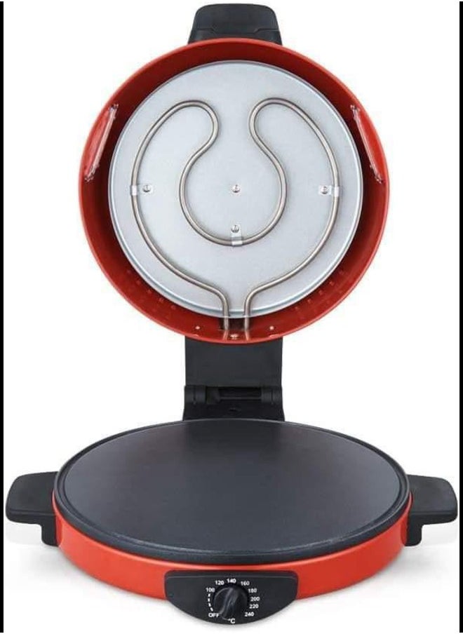 Generic - "Premium Roti Maker with 1800W Power, Non-Stick Coating, Indicator Lights, and Automatic Temperature Control, 1800.0 Watt NL-RM-4979-RD Red" - Image 1