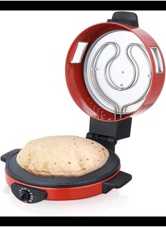 "Premium Roti Maker with 1800W Power, Non-Stick Coating, Indicator Lights, and Automatic Temperature Control, 1800.0 Watt NL-RM-4979-RD Red"