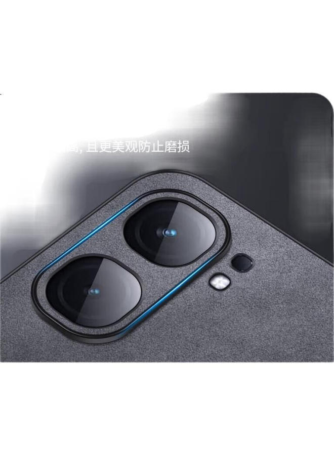 Shangsu Protective Case For Iqoo Neo 9 Pro, Anti-Drop, Full Coverage, Soft Shell, Luxury Sheepskin Pu Leather, Silicone, For Xiaomi, Grey - Image 3