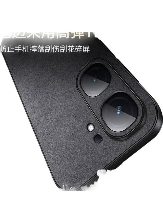 Shangsu Protective Case For Iqoo Neo 9 Pro, Anti-Drop, Full Coverage, Soft Shell, Luxury Sheepskin Pu Leather, Silicone, For Xiaomi, Grey - Image 1