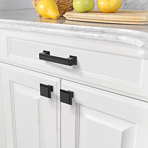 Amerdeco 10 Pack 1.3 Inch(32MM) Cabinet Knobs, Matte Black for Dresser & Bathroom Cabinets ZH0001MBK - Image 4