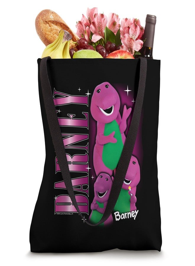 بارني - حقيبة تسوق بتصميم شخصية ديناصور بنفسجي من التسعينيات - Image 4