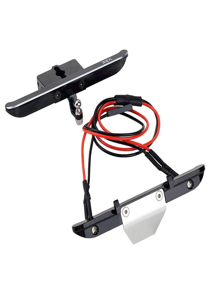 DJX CNC Aluminum Front and Rear Bumper with Light for 1/18 RC Rock Crawler Car Redcat Ascent-18 Upgrade Parts - Image 2