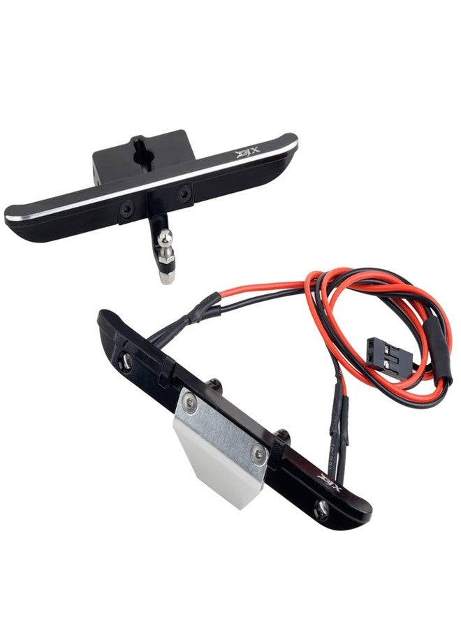 DJX CNC Aluminum Front and Rear Bumper with Light for 1/18 RC Rock Crawler Car Redcat Ascent-18 Upgrade Parts - Image 3