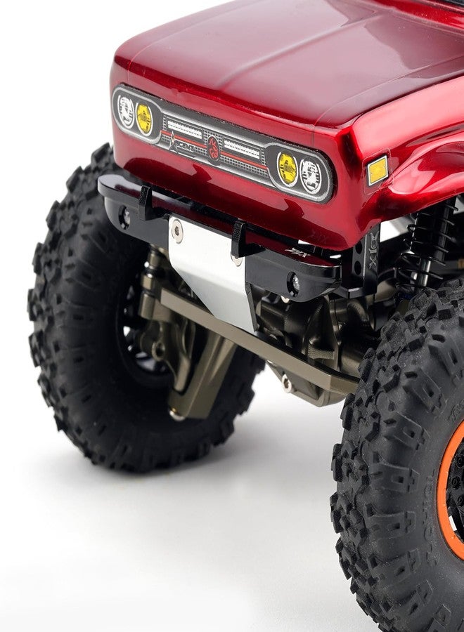 DJX CNC Aluminum Front and Rear Bumper with Light for 1/18 RC Rock Crawler Car Redcat Ascent-18 Upgrade Parts - Image 5